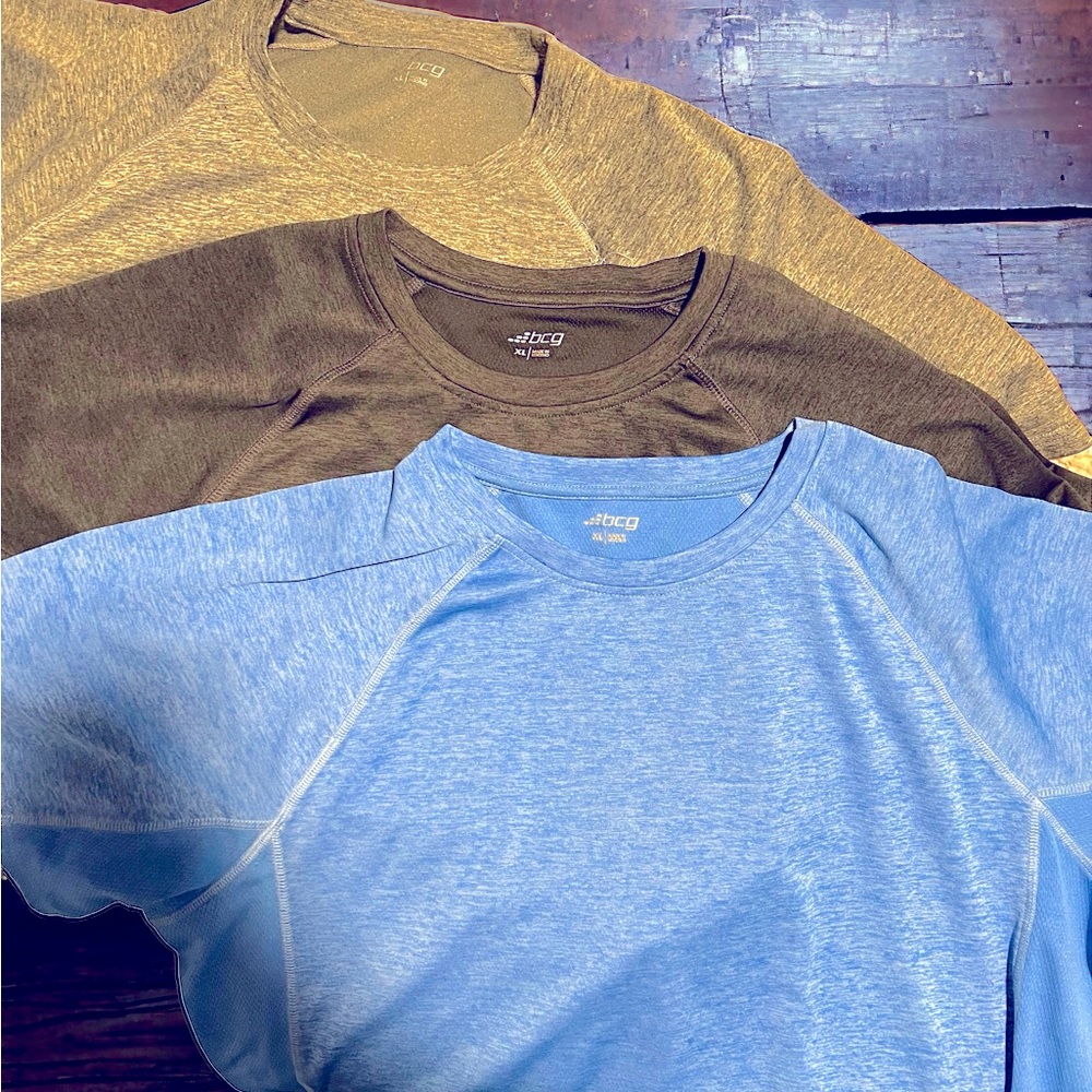 3 Pack BCG workout shirts